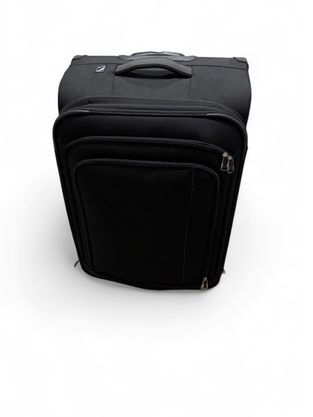Samboro Black Softside Expandable Spinner Suitcase